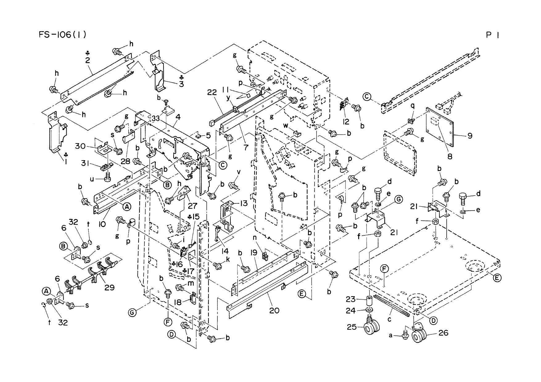 Konica-Minolta Options FS-106 Parts Manual-4